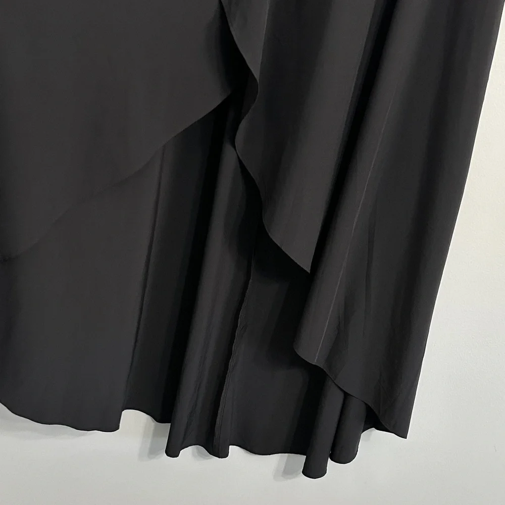 HALARA Black High Low Women's Skirt - Picture 2 of 7